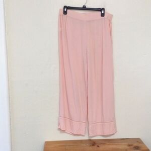 Simone Perele Pink Elastic Waist Relaxed Fit Night Pant Size XL